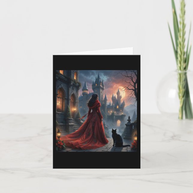 Tarjeta De Agradecimiento Fantasy Holidays Card (Anverso)