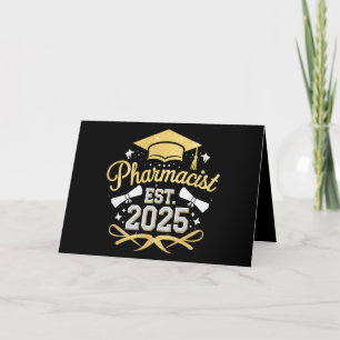 Tarjeta De Agradecimiento Farmacéutico Est 2025 Graduación de Farmacia