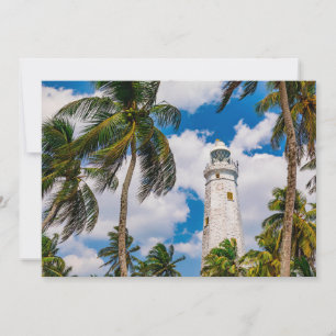 Tarjeta De Agradecimiento Faros   Dewundara Matara Sri Lanka