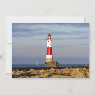 Tarjeta De Agradecimiento Faros Faro de Beach Head en Inglaterra