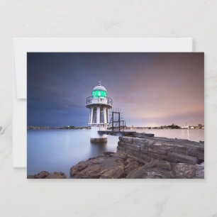Tarjeta De Agradecimiento Faros   Faro de Cremorne Point Australia