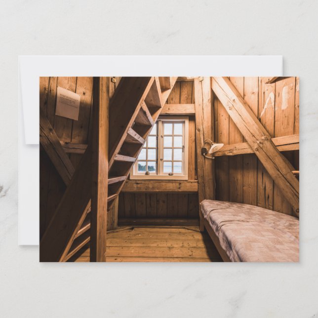 Tarjeta De Agradecimiento Faros | Lago Vanern Interior Suecia (Anverso)