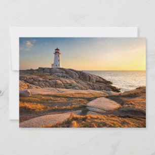 Tarjeta De Agradecimiento Faros   Peggy's Cove Nova Scotia