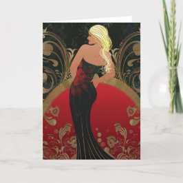 TARJETA DE AGRADECIMIENTO FASHION-ESQUE #4