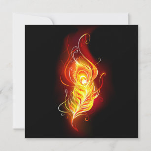 Tarjeta De Agradecimiento Feather Peacock