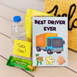 Tarjeta De Agradecimiento FedEx UPS Amazon Driver Card With Editable Text