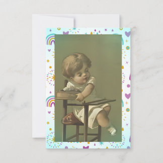 Tarjeta De Agradecimiento Feisty Baby
