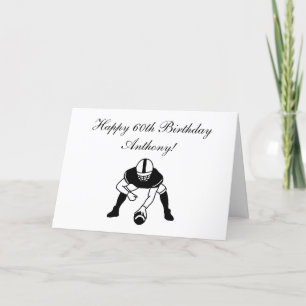 Tarjeta De Agradecimiento Felices 60 Años Deportes de Fútbol