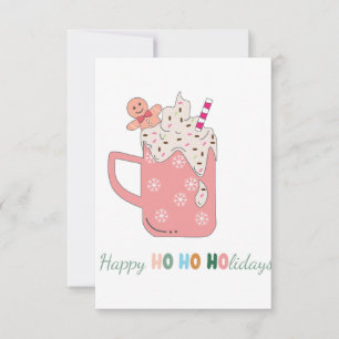 Tarjeta De Agradecimiento Felices Fiestas Ho Ho
