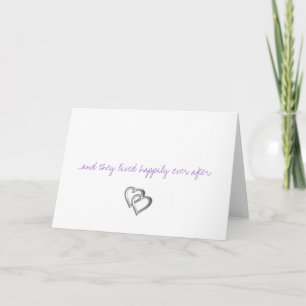 Tarjeta De Agradecimiento felices para siempre