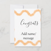 Felicidades espiral naranja frontera española boho