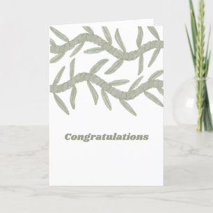 Tarjeta De Agradecimiento Felicitaciones
