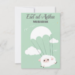 Tarjeta De Agradecimiento Feliz Adha Eid