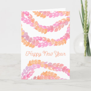 Tarjeta De Agradecimiento Feliz Año Nuevo