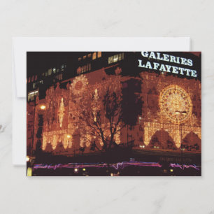 Tarjeta De Agradecimiento ¡Feliz Año Nuevo! Navidades de París luces Gracias