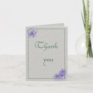 Tarjeta De Agradecimiento Feliz ayuno a mano