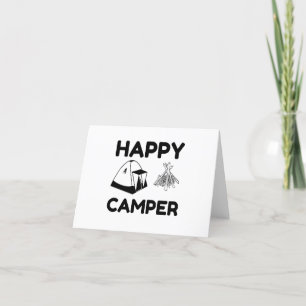 TARJETA DE AGRADECIMIENTO FELIZ CAMPER