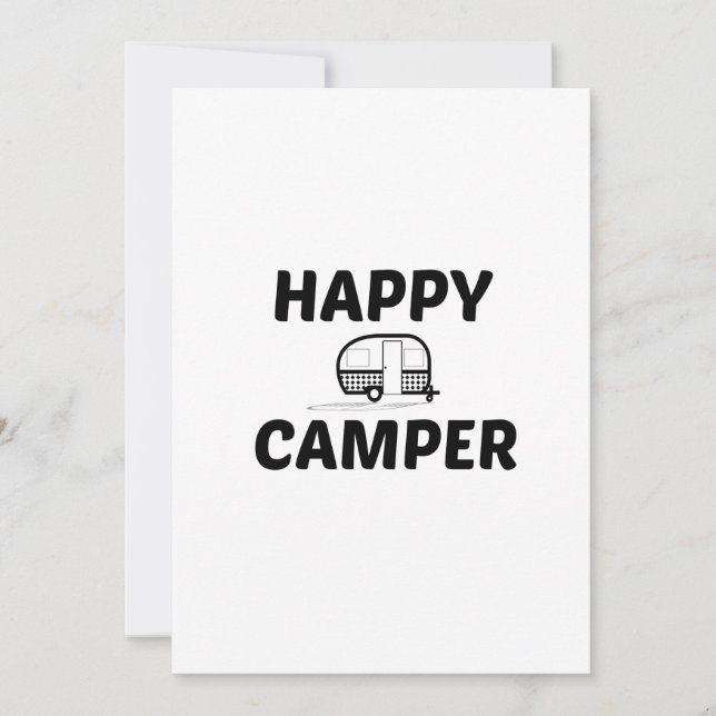 TARJETA DE AGRADECIMIENTO FELIZ CAMPER
