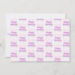 Tarjeta De Agradecimiento ¡Feliz cumpleaños!