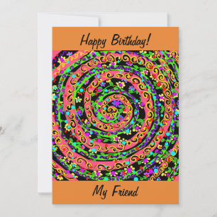 Tarjeta De Agradecimiento Feliz cumpleaños