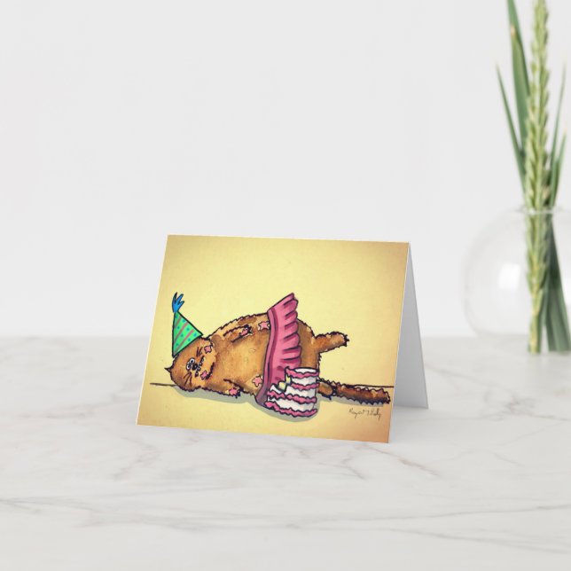 Tarjeta De Agradecimiento Feliz cumpleaños (Anverso)