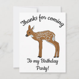 Tarjeta De Agradecimiento Feliz cumpleaños de B-day