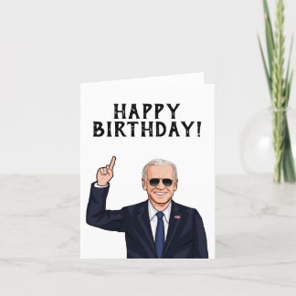 TARJETA DE AGRADECIMIENTO FELIZ CUMPLEAÑOS DE JOE BIDEN