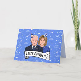 Tarjeta De Agradecimiento Feliz cumpleaños de Joe y Jill Biden
