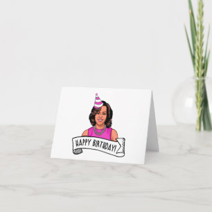 Tarjeta De Agradecimiento Feliz cumpleaños de Michelle Obama