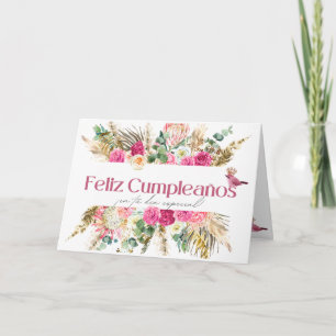 Tarjeta De Agradecimiento Feliz cumpleaños en tu día especial, cumpleaños qu