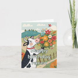 Tarjeta De Agradecimiento Feliz cumpleaños folklórico de arte folclórico de 