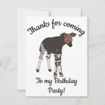 Feliz día B a bebé Okapi