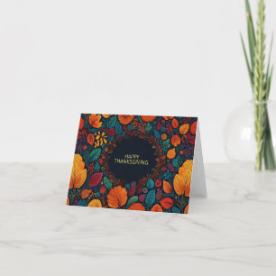 TARJETA DE AGRADECIMIENTO FELIZ DÍA DE ACCIÓN DE GRACIAS