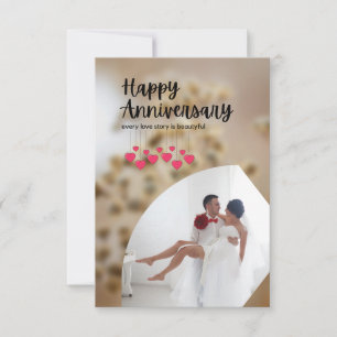 Tarjeta De Agradecimiento Feliz Día de la Boda