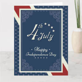 Tarjeta De Agradecimiento Feliz Día de la Independencia de Estados Unidos