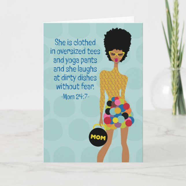 Tarjeta De Agradecimiento Feliz Día de la Madre (Anverso)