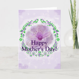 Tarjeta De Agradecimiento Feliz Día de la Madre