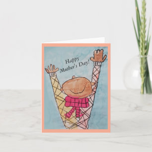 Tarjeta De Agradecimiento Feliz Día de la Madre