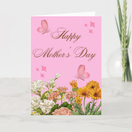 Tarjeta De Agradecimiento Feliz Día de la Madre