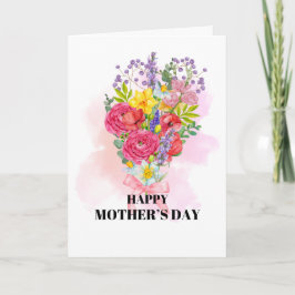 Tarjeta De Agradecimiento Feliz día de la madre