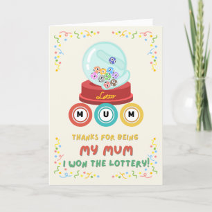 Tarjeta De Agradecimiento Feliz día de la madre