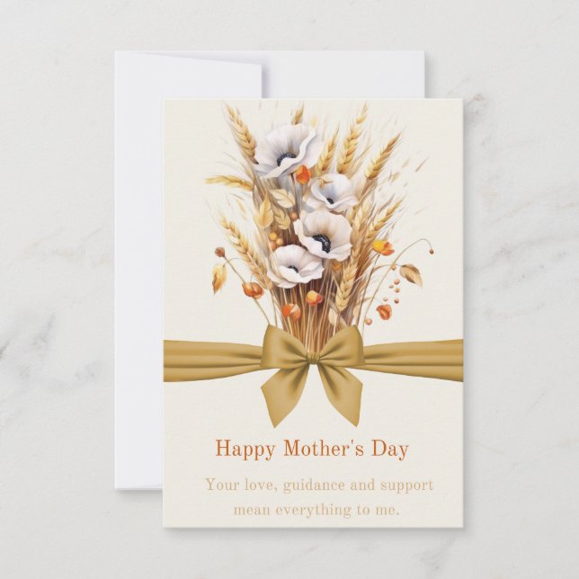 Tarjeta De Agradecimiento Feliz Día de la Madre al estilo ucraniano