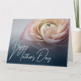 Tarjeta De Agradecimiento Feliz Día de la Madre con una rosa grande