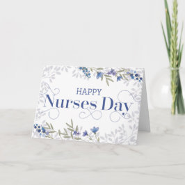 Tarjeta De Agradecimiento Feliz Día de las Enfermeras - Mensajes de texto y 