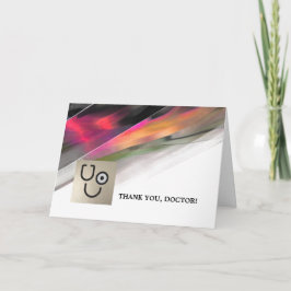 Tarjeta De Agradecimiento Feliz Día de los Médicas | Gracias Cartas Médicas
