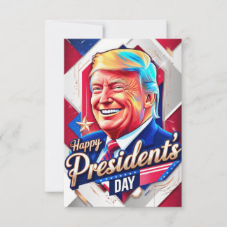 Tarjeta De Agradecimiento feliz día de los presidentes 2025
