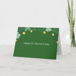 Tarjeta De Agradecimiento Feliz Día de San Patricio