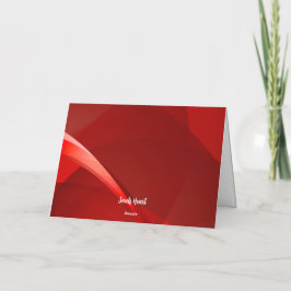 Tarjeta De Agradecimiento Feliz Día de San Valentín