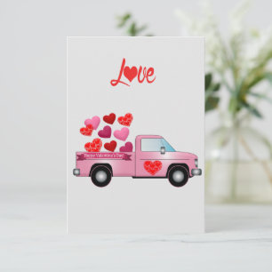 Tarjeta De Agradecimiento Feliz Día de San Valentín adolescente