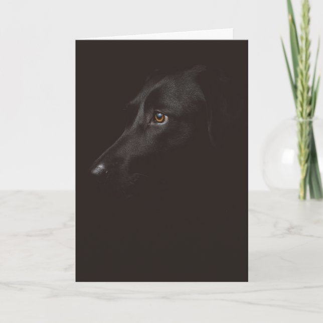 Tarjeta De Agradecimiento Feliz Día de San Valentín | Cara de perro | Añadir (Anverso)